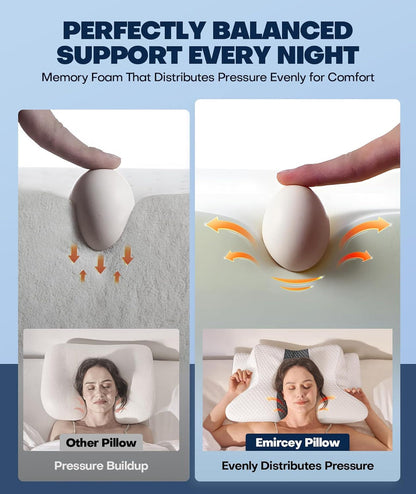 Vellaris™ Ergonomic Memory Foam Pillow